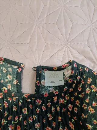 Vestido niña estampado floral zara