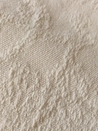Manta beige suave zara