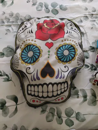 Cojines Calavera Mexicana Set 2