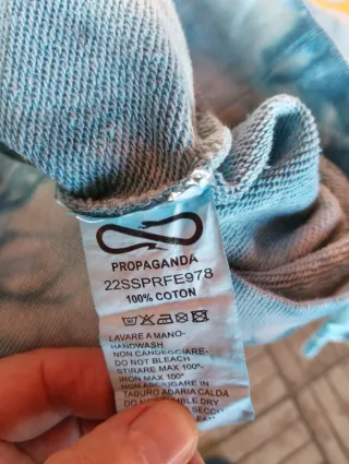Felpa Propaganda tie-dye donna