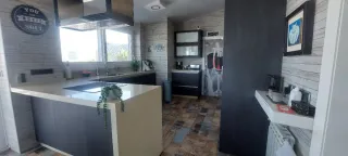 Cocina modular madera y metal