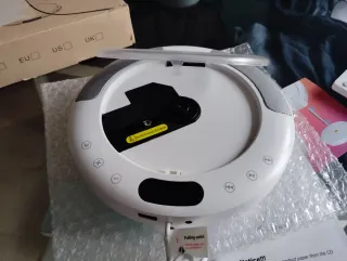 Reproductor CD Portátil Bluetooth Blanco