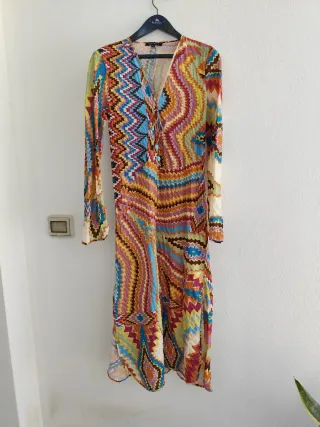 Vestido Indefeir Maxi Talla M Multicolor