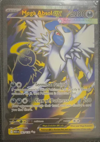 Mega Absol EX 161/132 Carta Pokémon
