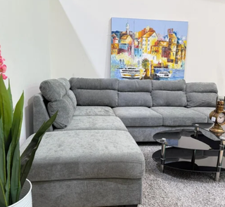 Sofá Chaise Longue Rinconera Gris