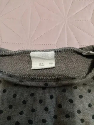 Sudadera niña Zara lunares