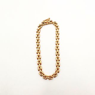Pulsera Oro 18K, Tipo Cartier, 9.84gr, 16cm