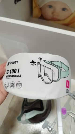 Conjunto de esqui de nieve niña