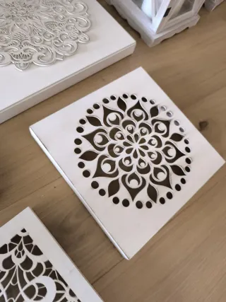 Set 4 Cuadros Decorativos Mandala