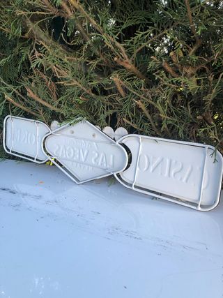 Insegna Las Vegas Casino Poker vintage