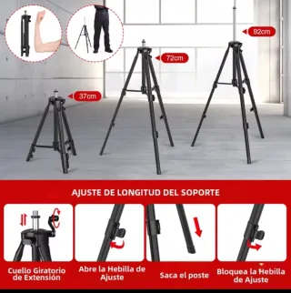 Nivel Láser 4D 16 Líneas Trípode Maletín