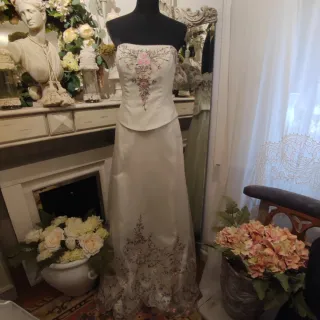 Vestido de Novia Bordado T42