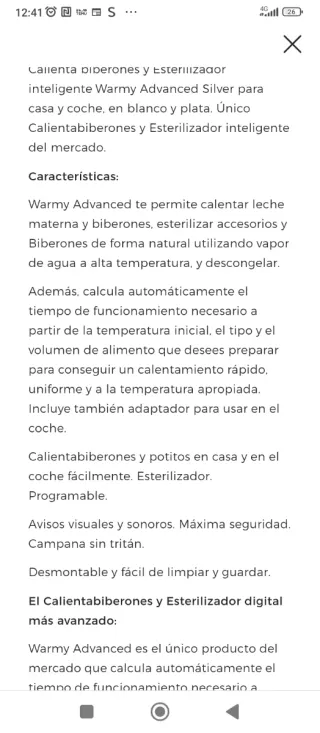 Miniland Calienta biberones y esterilizador