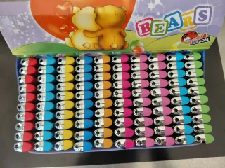 Box 100 accendini colorati