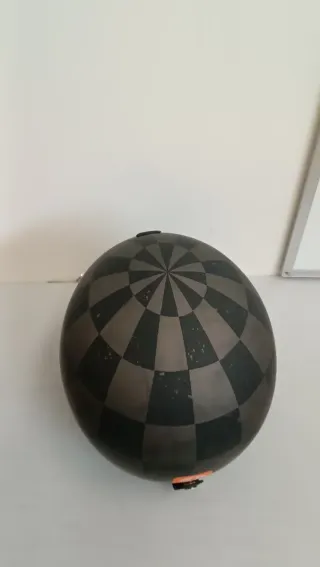 Casco Moto Jet Cuadros   talla: XL 61cm W10Y2155