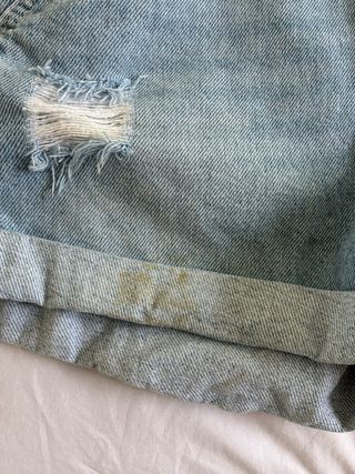 Peto vaquero corto XXS Bershka