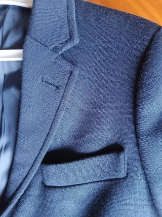 Americana niño azul marino