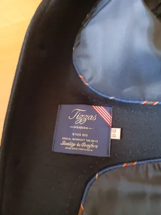 Americana niño azul marino