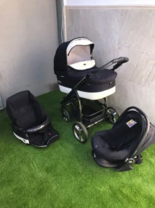 Carrito de bebé 3 piezas: Silla, Capazo y Grupo 0