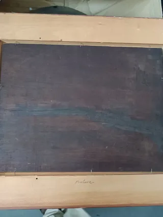 Antiguo óleo sobre tabla Ecce Homo