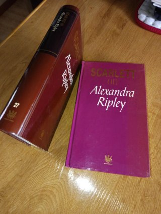 LIBRO SCARLETT DE ALEXANDRA RIPLEY 2 TOMOS