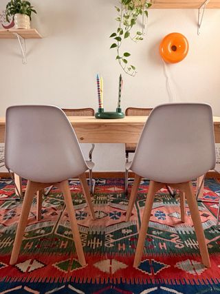 Pack 2 Sillas Nórdicas Blancas (Tipo Eames)