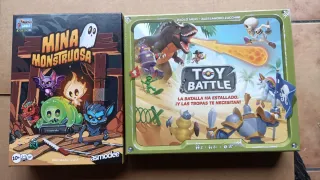 Juego de mesa Mina Monstruosa y Toy Battle