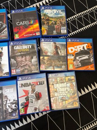 PS4 500GB Blanca Tengo juegos (preguntar)