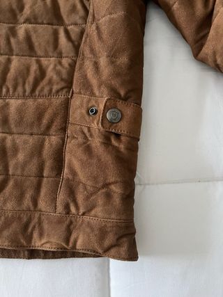 Cazadora ante marrón Massimo Dutti Hombre