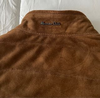 Cazadora ante marrón Massimo Dutti Hombre