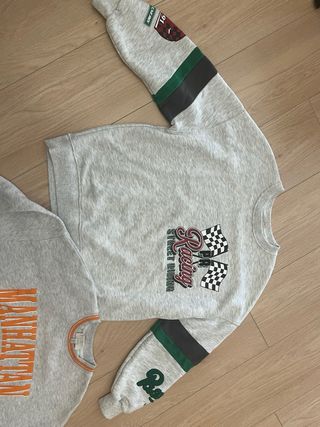 2 Sudaderas Grises con Estampado