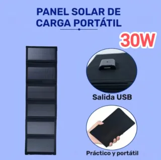 PANEL SOLAR PLEGABLE (6 PANELES) 30 W