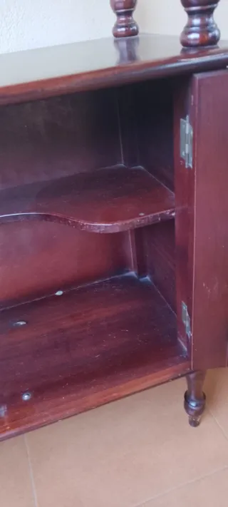 Mueble auxiliar madera antiguo