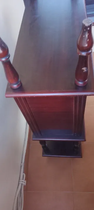 Mueble auxiliar madera antiguo