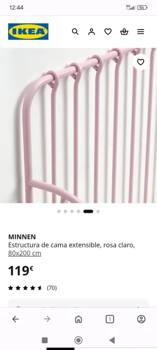 Cama extensible IKEA MINNEN