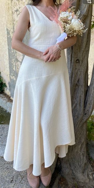 Vestido Bimani White Collection Talla M. Novia