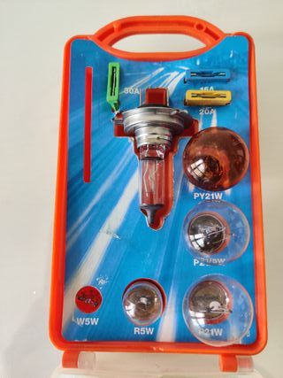 Juego de fusibles y lámparas H7, de la marca Osram