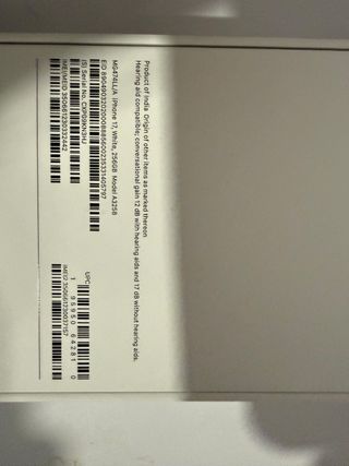 iPhone 17 250 gb blanco