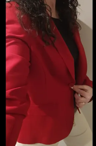 Chaqueta Roja Mujer