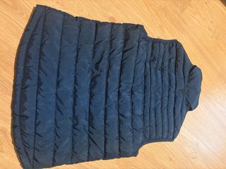 Chaleco acolchado hombre azul y verde