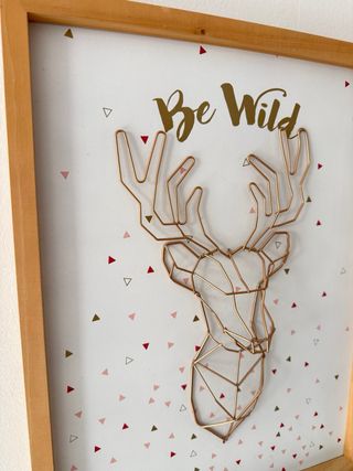Cuadro Ciervo 3D Be Wild Maisons du Monde