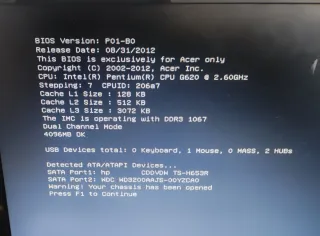 Ordenador Sobremesa HP Negro
