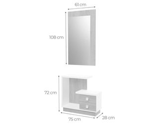 Mueble recibidor moderno