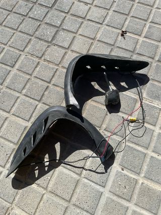 Paramanos Moto Universales LED Negro