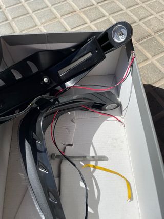 Paramanos Moto Universales LED Negro