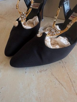 Scarpe eleganti Gianrico Mori nere con oro