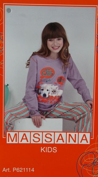 Pijama Niña Massana Invierno Talla 14