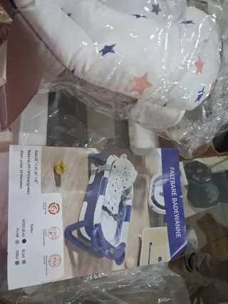 Bañera bebé con termómetro