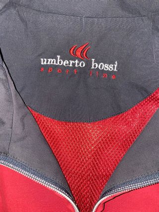 Chaqueta Cortavientos Umberto Bossi Roja Hombre