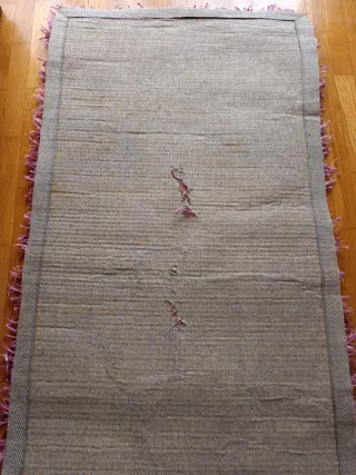 3 Alfombras color morado/berenjena